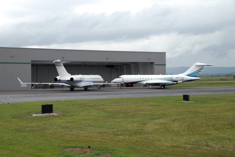 Global Express aircraft at MRB South